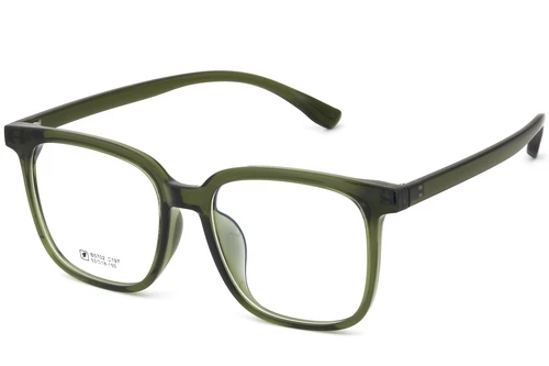 Rectangular Green TR90 Glasses #BS0620-0186