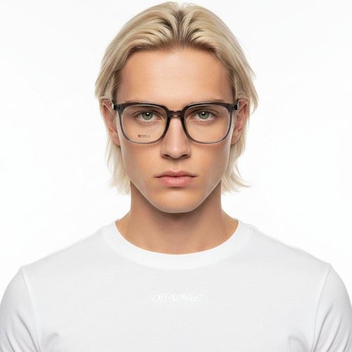 Lunettes rectangulaires grises TR90 #BS0620-0187