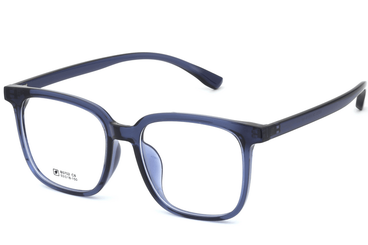 Gafas rectangulares azules TR90 #BS0620-0189