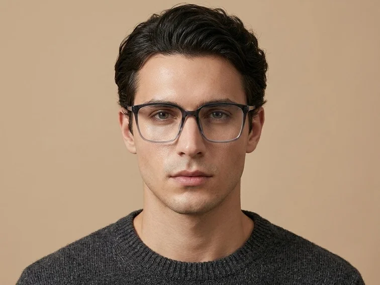 Rectangular Blue TR90 Glasses #BS0620-0190