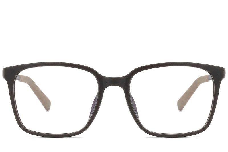Rechteckige grüne TR90-Brille #BS0620-0191