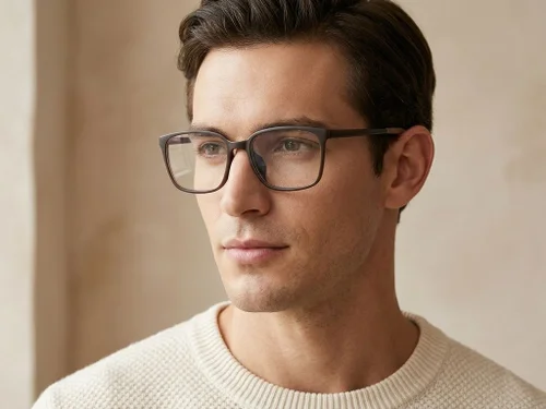 Lunettes rectangulaires vertes TR90 #BS0620-0191