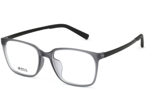 Lunettes rectangulaires grises TR90 #BS0620-0192