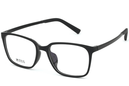 Rectangular Black TR90 Glasses #BS0620-0194