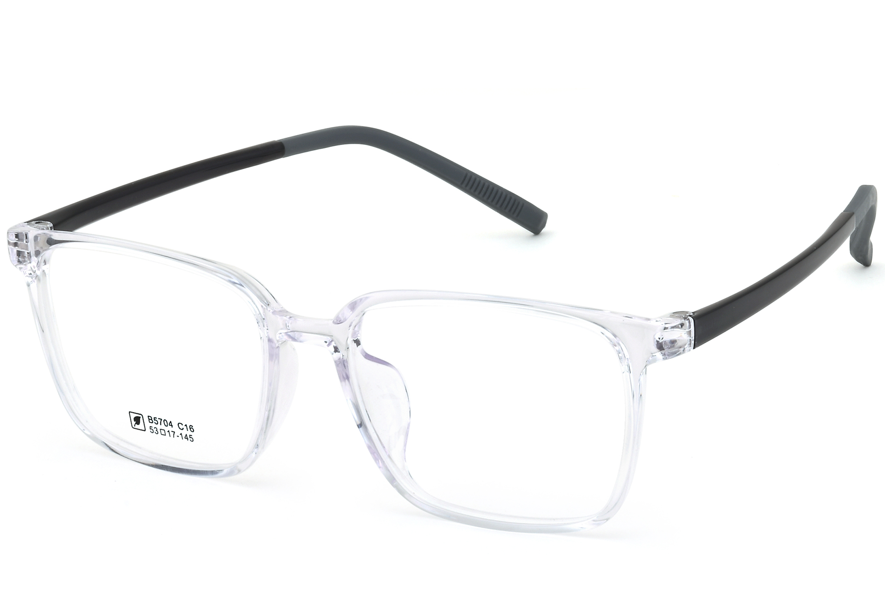Rectangular Transparent TR90 Glasses #BS0620-0196