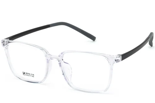 Lunettes rectangulaires transparentes TR90 #BS0620-0196