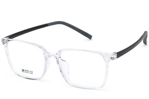 Rectangular Transparent TR90 Glasses #BS0620-0196