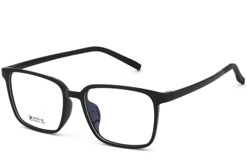 Lunettes rectangulaires noires TR90 #BS0620-0199