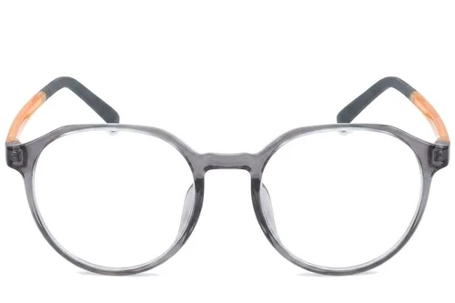 Lunettes ovales grises TR90 #BS0620-0203