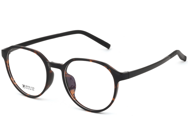 Ovale TR90-Brille in Schildpattoptik #BS0620-0204