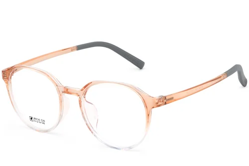 Lunettes ovales orange TR90 #BS0620-0205
