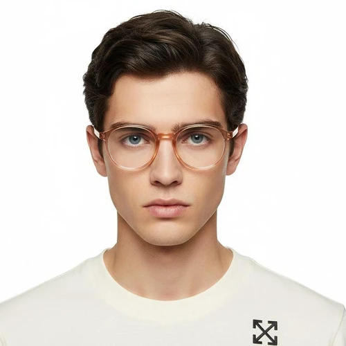 Oval Orange TR90 Glasses #BS0620-0205