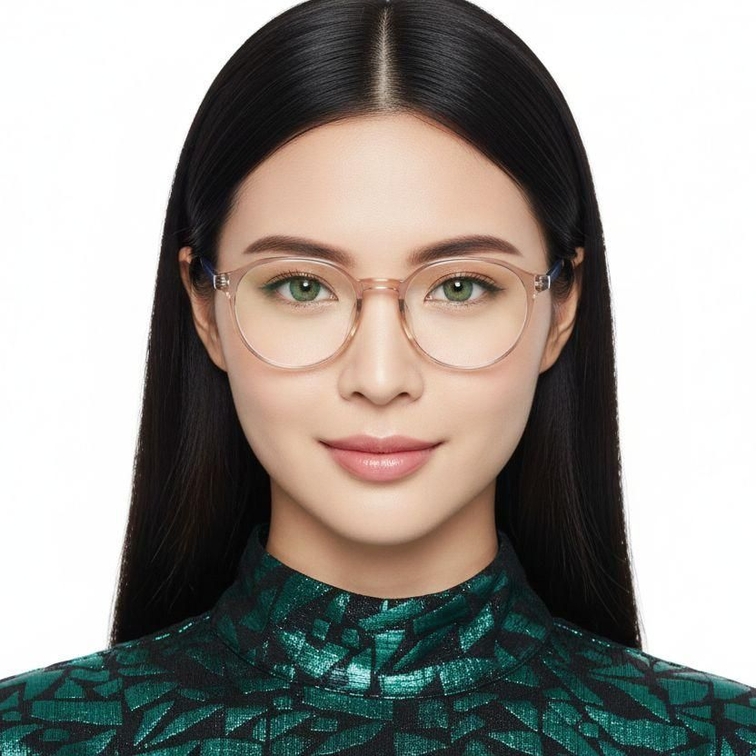 Oval Orange TR90 Glasses #BS0620-0206