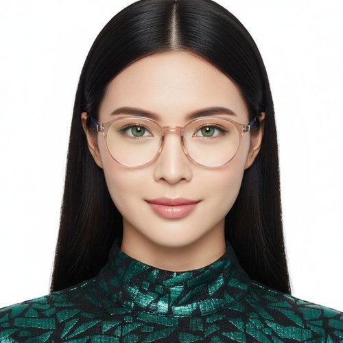 Lunettes ovales orange TR90 #BS0620-0206