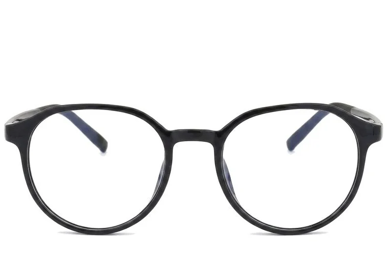 Ovale schwarze TR90-Brille #BS0620-0208