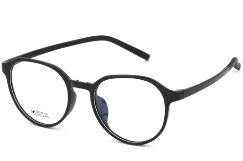 Lunettes ovales noires TR90 #BS0620-0208