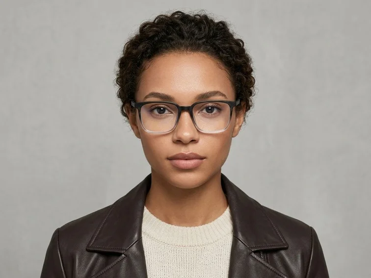 Rectangular Blue TR90 Glasses #BS0620-0209