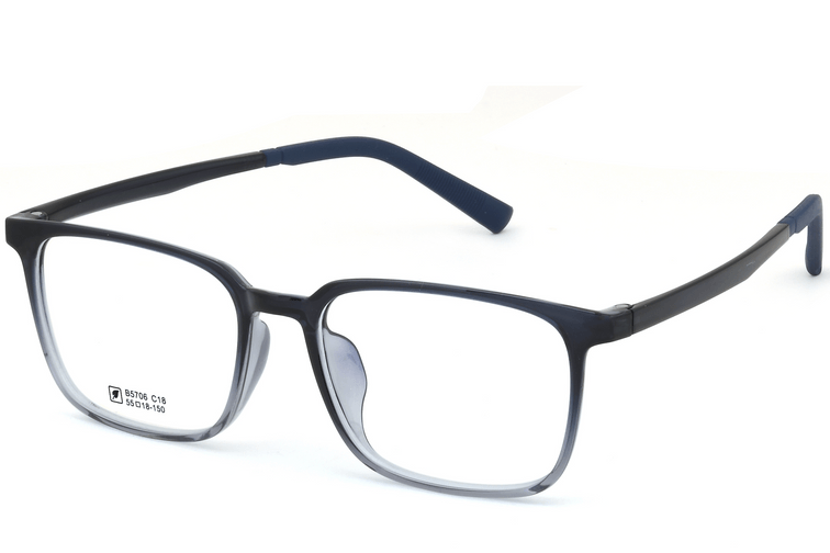 Rectangular Blue TR90 Glasses #BS0620-0209
