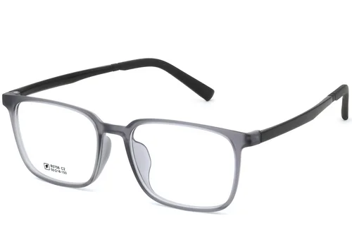 Lunettes rectangulaires grises TR90 #BS0620-0211