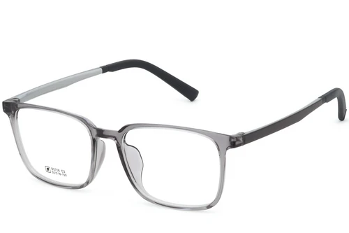 Rectangular Gray TR90 Glasses #BS0620-0212