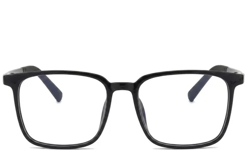 Lunettes rectangulaires noires TR90 #BS0620-0213