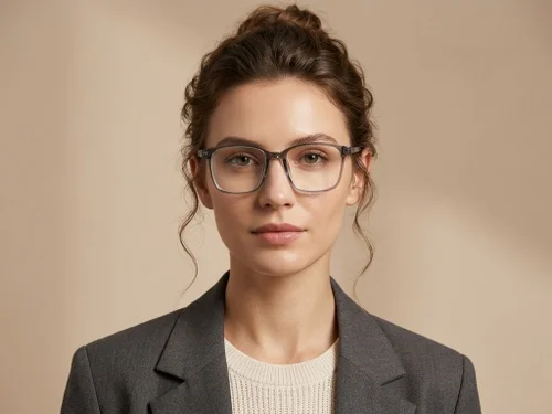 Lunettes rectangulaires vertes TR90 #BS0620-0215