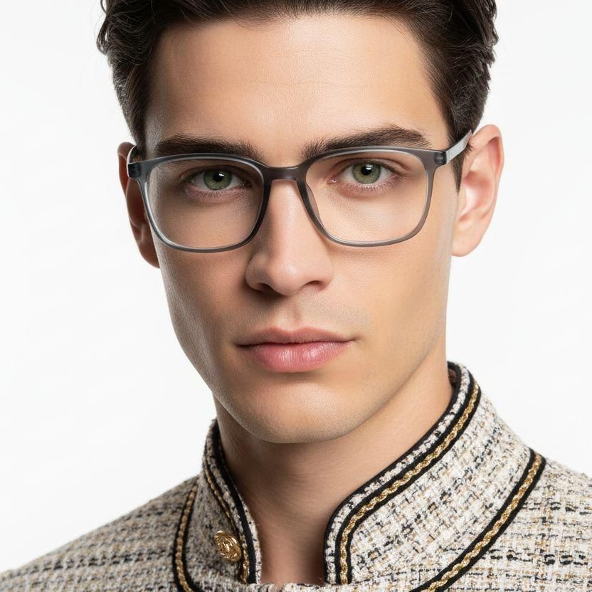 Rectangular Green TR90 Glasses #BS0620-0215