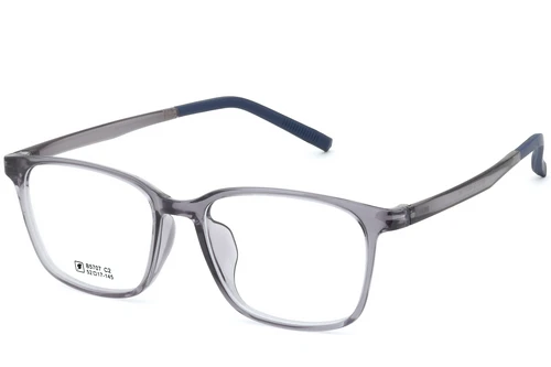 Rectangular Gray TR90 Glasses #BS0620-0216
