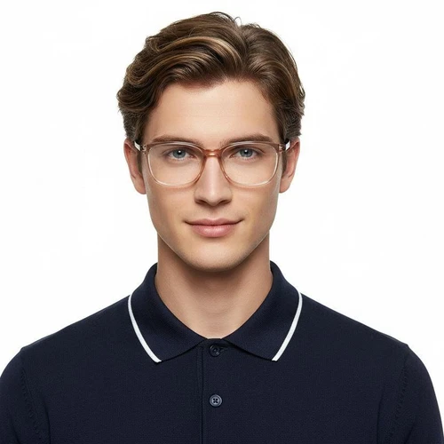 Gafas rectangulares TR90 naranjas #BS0620-0217