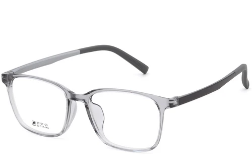 Rectangular Gray TR90 Glasses #BS0620-0218