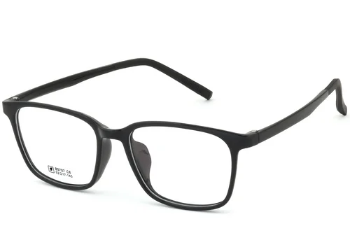 Lunettes rectangulaires noires TR90 #BS0620-0219