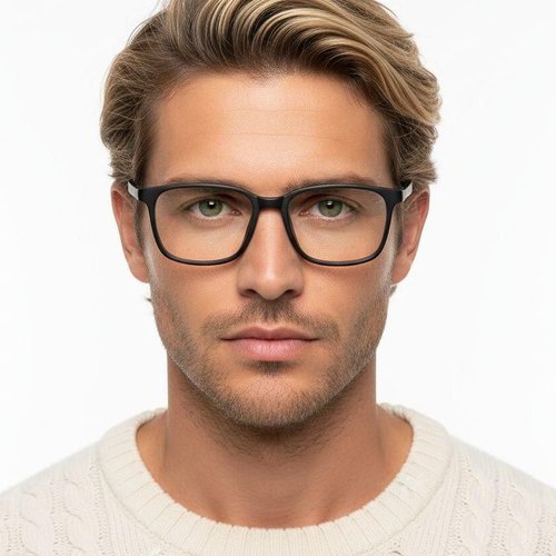 Lunettes rectangulaires noires TR90 #BS0620-0219