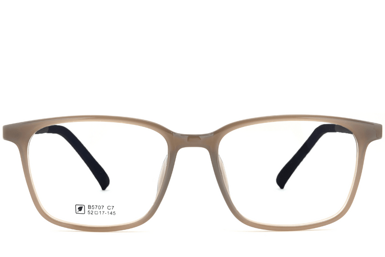 Rectangular Brown TR90 Glasses #BS0620-0220