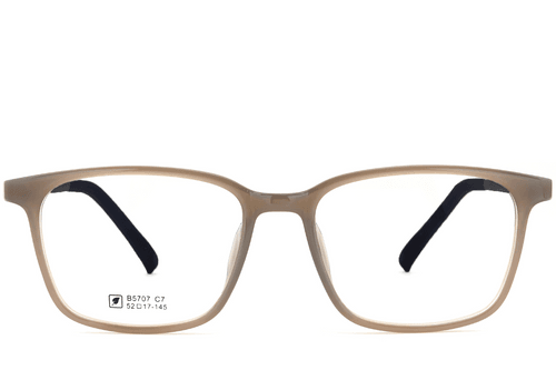 Lunettes rectangulaires marron TR90 #BS0620-0220