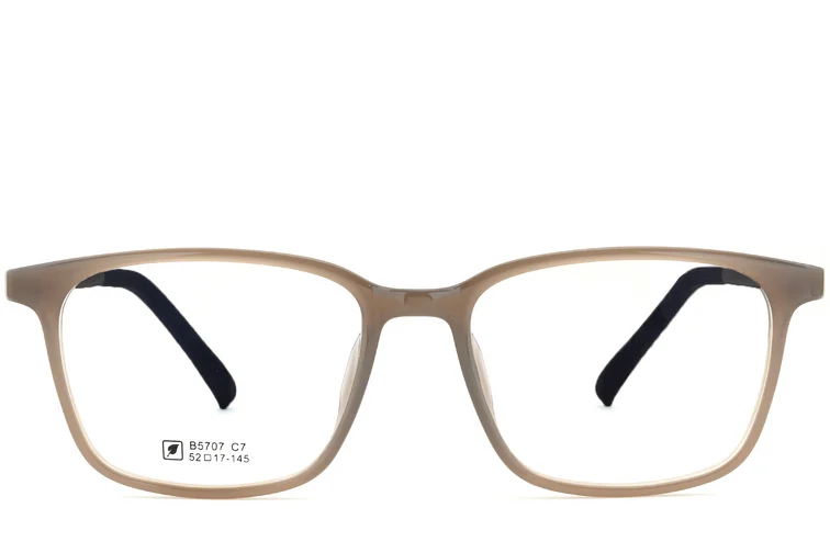 Lunettes rectangulaires marron TR90 #BS0620-0220