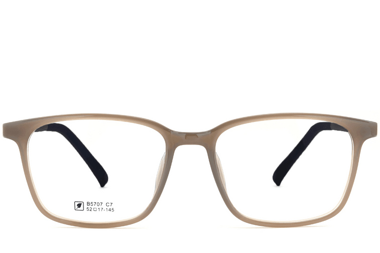 Rectangular Brown TR90 Glasses #BS0620-0220