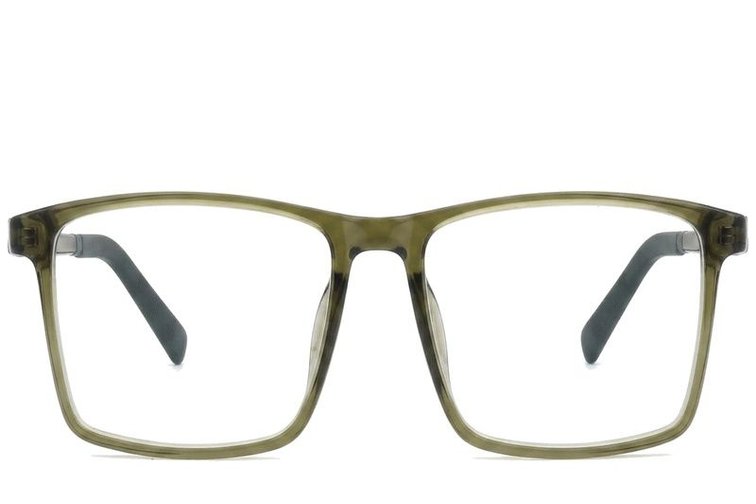 Rectangular Green TR90 Glasses #BS0620-0222