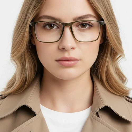 Rectangular Green TR90 Glasses #BS0620-0222