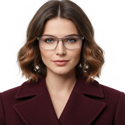 Lunettes rectangulaires grises TR90 #BS0620-0223