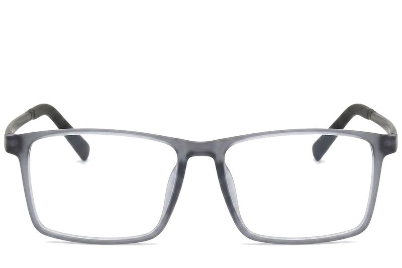 Rectangular Gray TR90 Glasses #BS0620-0224