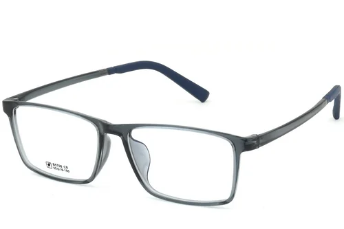 Lunettes rectangulaires bleues TR90 #BS0620-0227