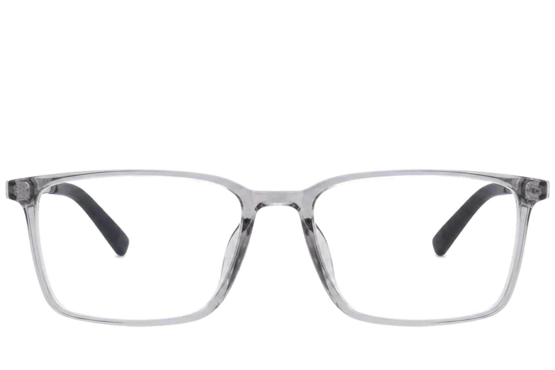 Rechteckige graue TR90-Brille #BS0620-0229