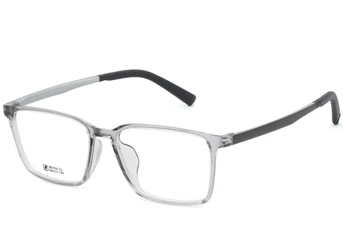 Lunettes rectangulaires grises TR90 #BS0620-0229