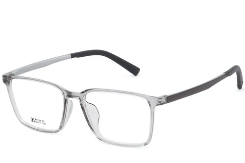 Rectangular Gray TR90 Glasses #BS0620-0229