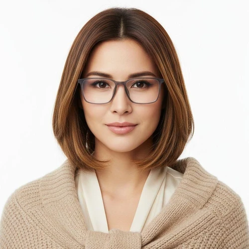 Gafas rectangulares grises TR90 #BS0620-0230