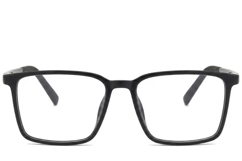 Lunettes rectangulaires noires TR90 #BS0620-0231