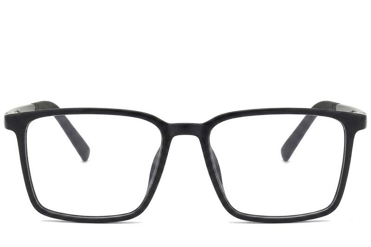 Rechthoekige zwarte TR90-bril #BS0620-0231