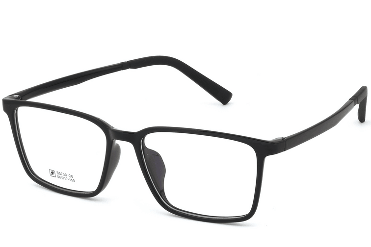 Gafas rectangulares negras TR90 #BS0620-0231
