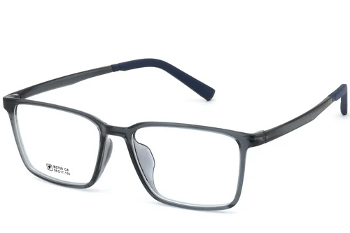 Lunettes rectangulaires bleues TR90 #BS0620-0233