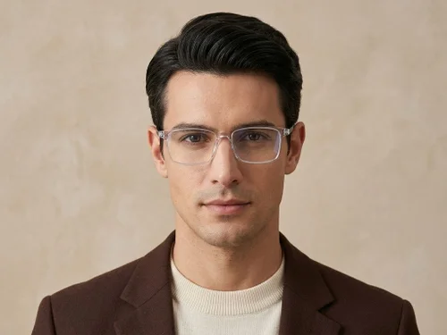 Rectangular Transparent TR90 Glasses #BS0620-0234